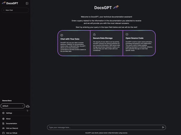Getting API Key on DocsGPT website
